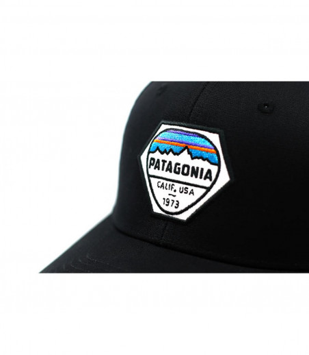 black Patagonia trucker